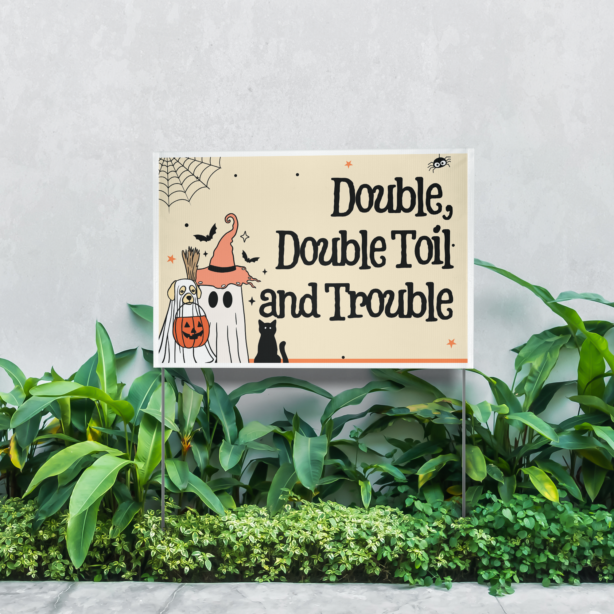 Double_Double_Toil_and_Trouble_Halloween_VinylSign_Sidewalk_AS_Mockup.png