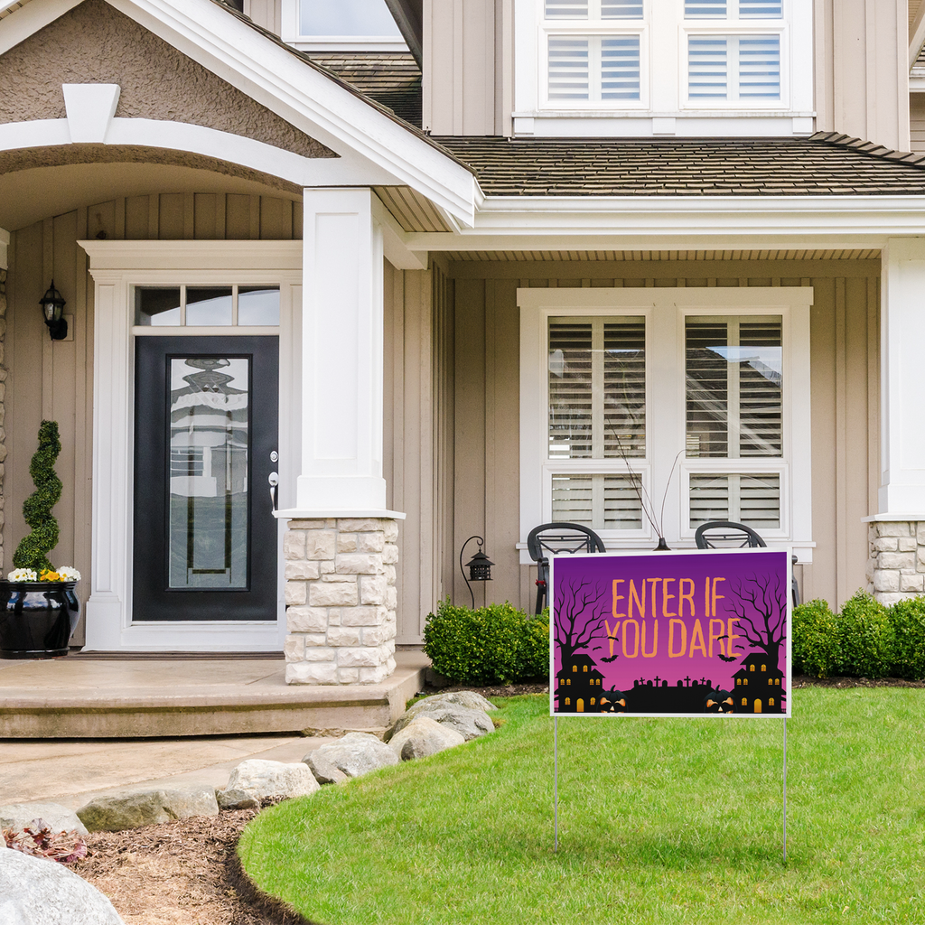 Enter_If_You_Dare_Halloween_Yard_Sign_VinylSign_FrontYard_AS_Mockup.png